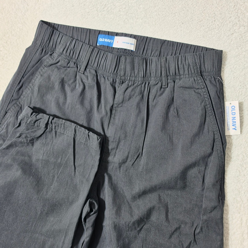 NEW! Old Navy Baggy Parachute Pants Mens Sm Black Vintage Baggy 784250-00